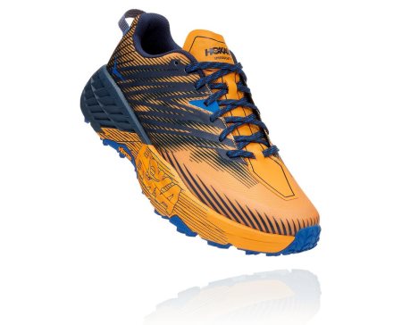 Hoka One One Speedgoat 4 Moški Trail Tekaški Čevlji Rumena / Črna SI-856091I